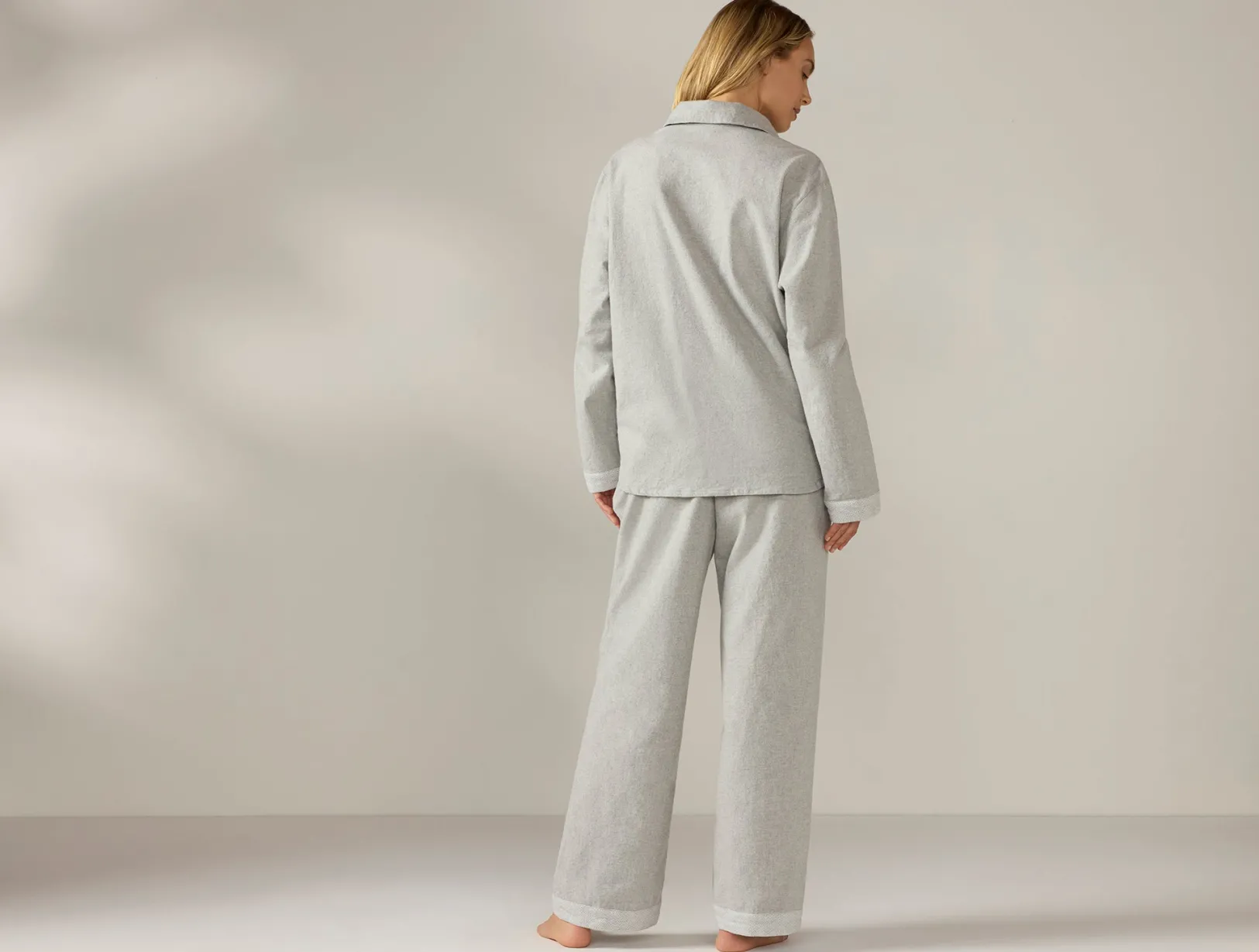 Fashion Coyuchi Women's Cloud Brushed Organic Flannel Pajama Set