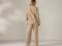 Fashion Coyuchi Women's Cloud Brushed Organic Flannel Pajama Set