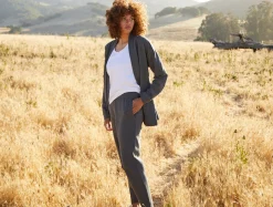 Discount Coyuchi Women's Dillon Organic French Terry Jogger