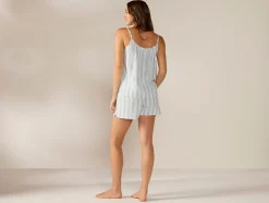 New Coyuchi Women's Isla Organic Cotton Cami Short Set