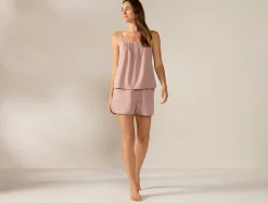 New Coyuchi Women's Isla Organic Cotton Cami Short Set