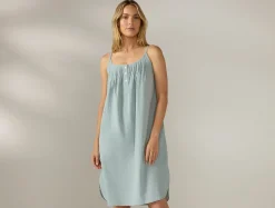Fashion Coyuchi Women's Isla Organic Cotton Nightgown