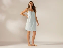 Fashion Coyuchi Women's Isla Organic Cotton Nightgown