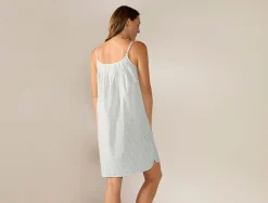 Fashion Coyuchi Women's Isla Organic Cotton Nightgown