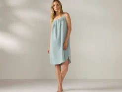 Fashion Coyuchi Women's Isla Organic Cotton Nightgown