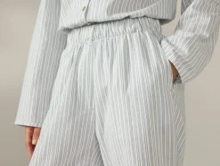 Outlet Coyuchi Women's Isla Organic Cotton Long Sleeve Pajama Set