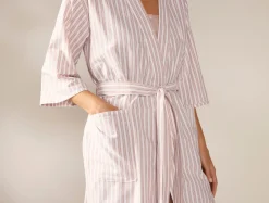 New Coyuchi Women's Isla Organic Cotton Robe