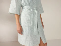 New Coyuchi Women's Isla Organic Cotton Robe