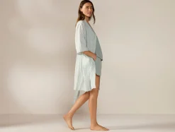 New Coyuchi Women's Isla Organic Cotton Robe
