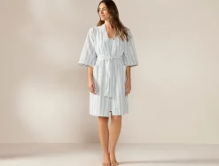 New Coyuchi Women's Isla Organic Cotton Robe