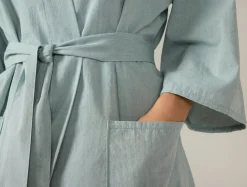 New Coyuchi Women's Isla Organic Cotton Robe