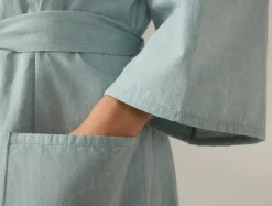 New Coyuchi Women's Isla Organic Cotton Robe