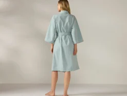 New Coyuchi Women's Isla Organic Cotton Robe