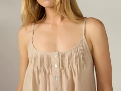 Best Coyuchi Women's Isla Organic Cotton Nightgown