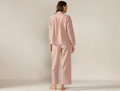 Fashion Coyuchi Women's Isla Organic Cotton Long Sleeve Pajama Set