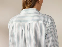 Fashion Coyuchi Women's Isla Organic Cotton Long Sleeve Pajama Set