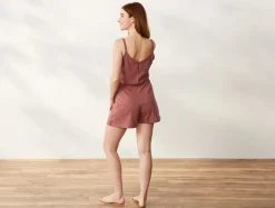 Discount Coyuchi Women's Solstice Organic Short Romper